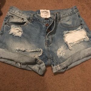 One teaspoon jean shorts